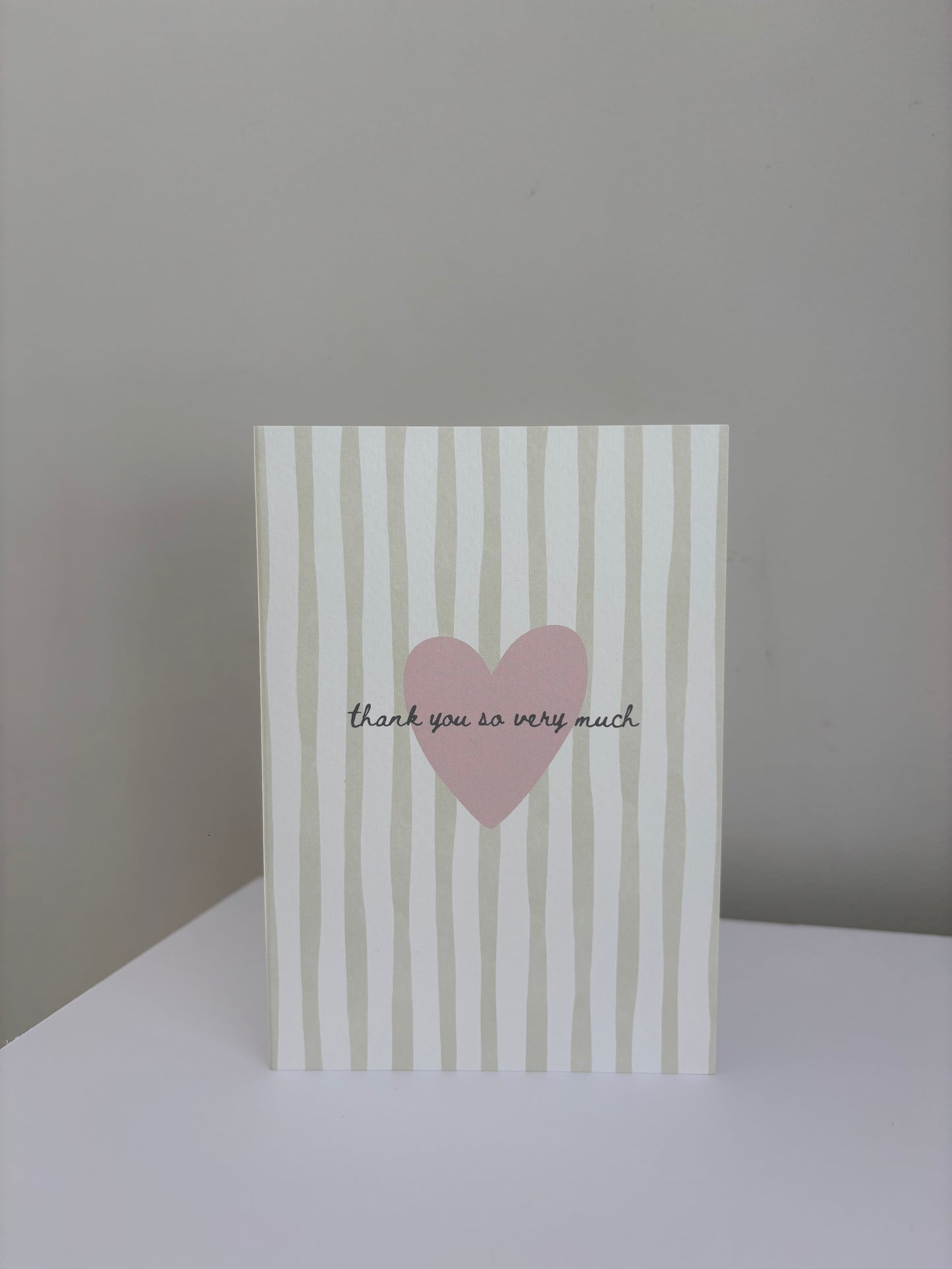 ‘thank you so very much’ card