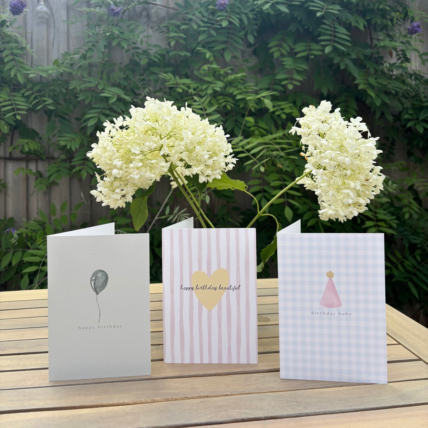 ‘birthday babe’ card