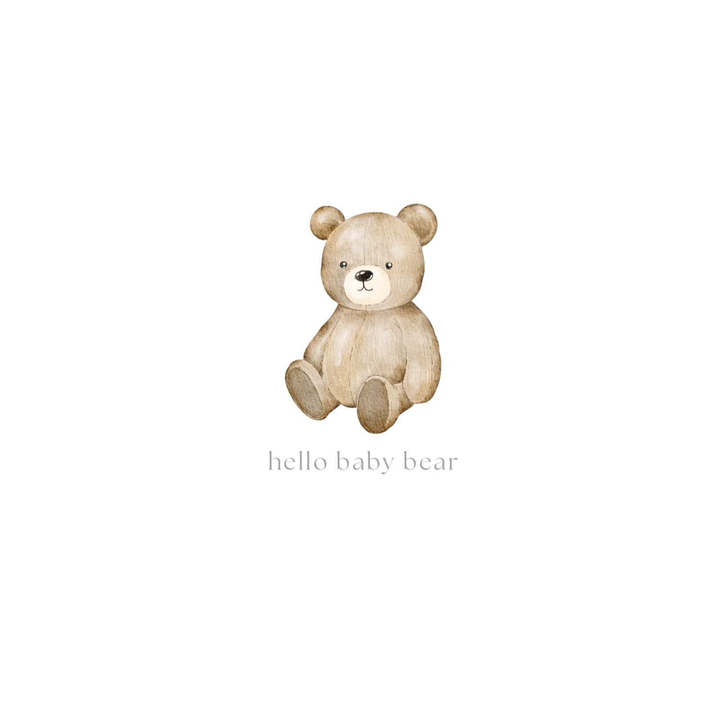 New Baby Card (bear)