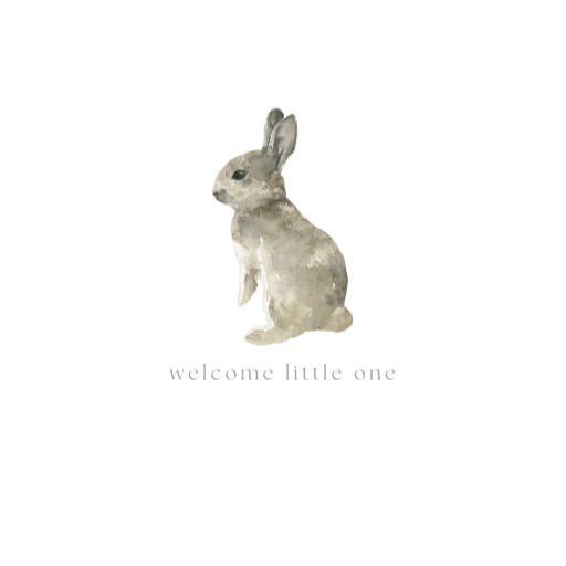 New Baby Card (bunny)