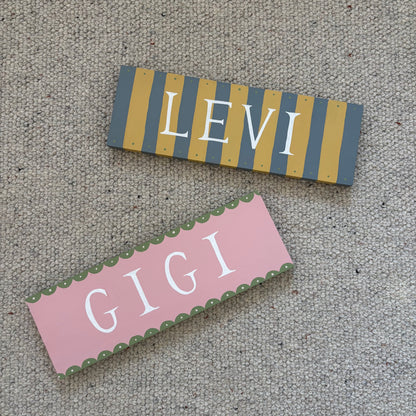 Personalised Name Plaque