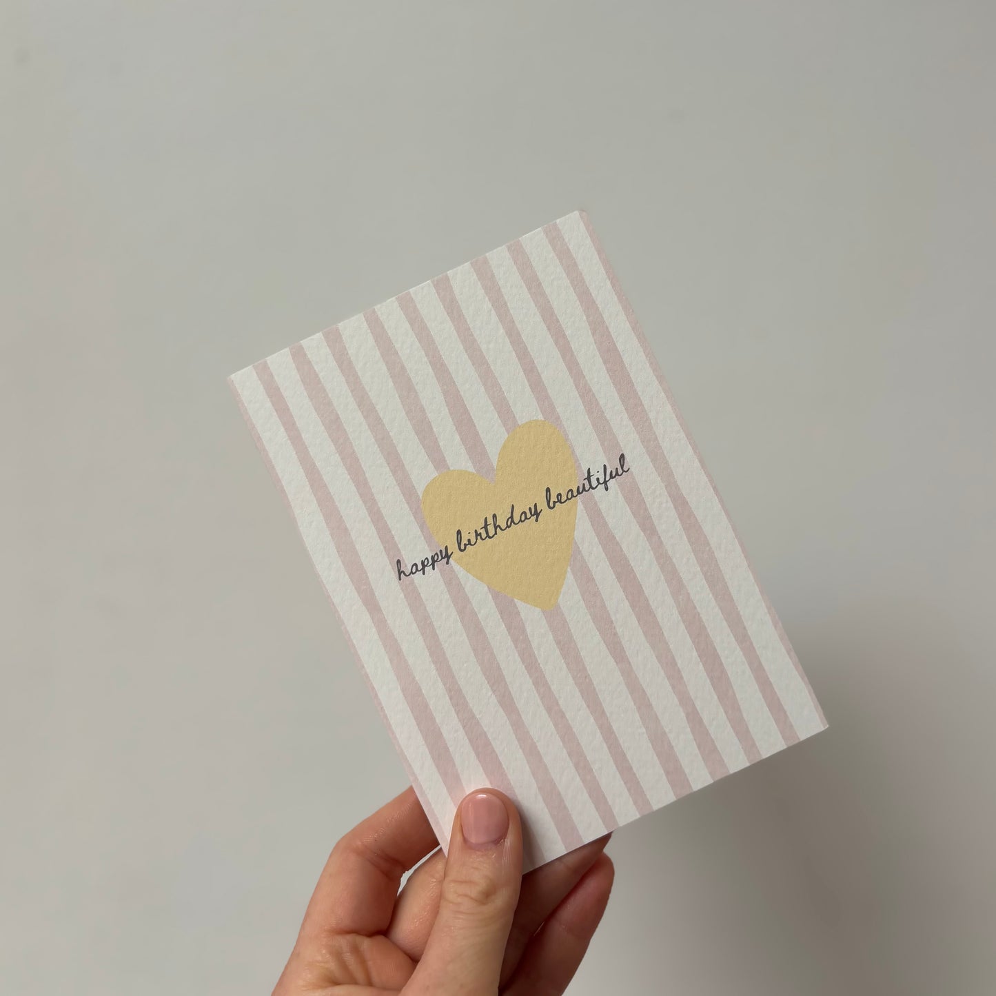 ‘happy birthday beautiful’ card