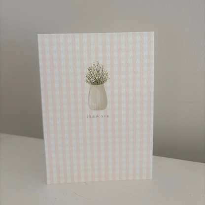 ‘thank you’ card