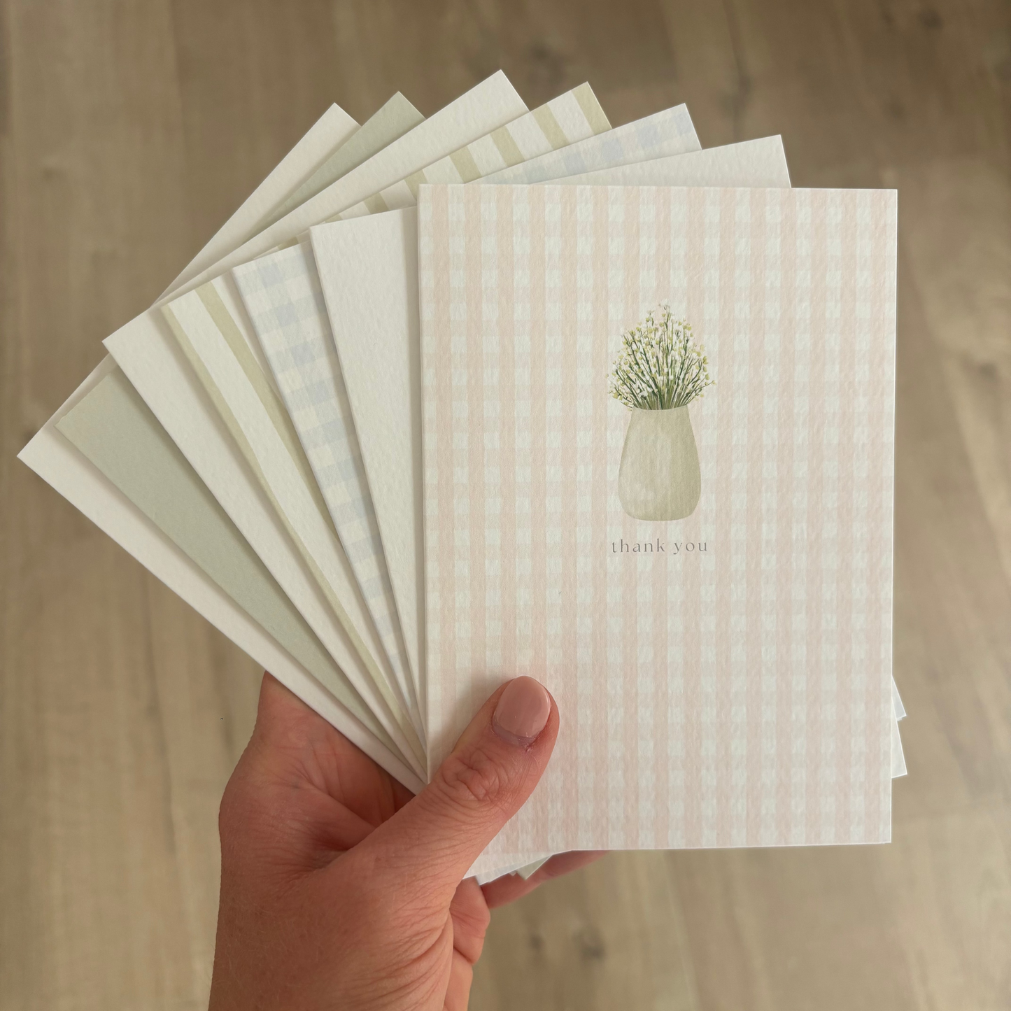 ‘thank you’ card