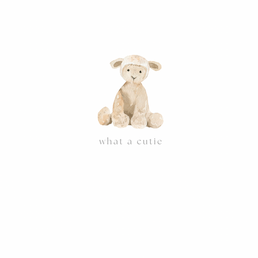 New Baby Card (lamb)